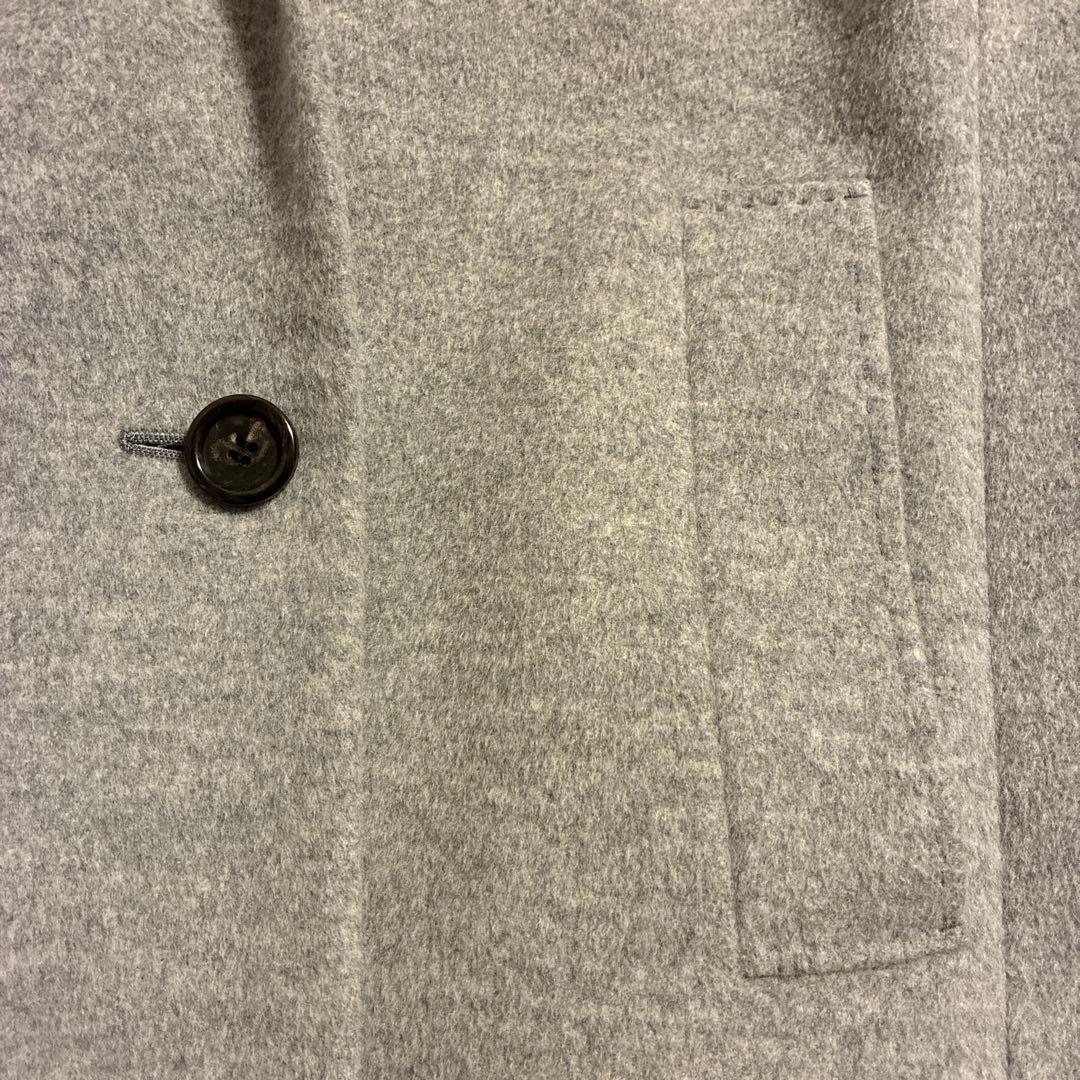 ⭐︎超美品☆23区L アンゴラビーバーチェスターコート 【44】・ライトグレー