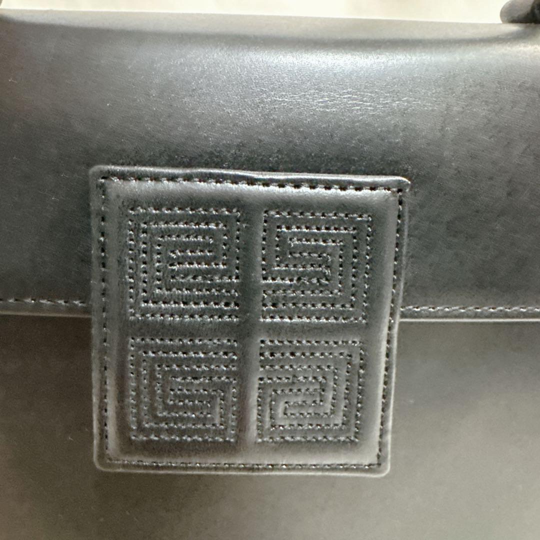 ✨美品✨GIVENCHY フォーマルバッグ 4Gロゴ 冠婚葬祭 レザー ブラック