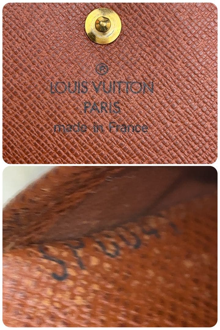 美品！ルイヴィトン モノグラム ポルトモネビエカルトクレディ Wホック財布