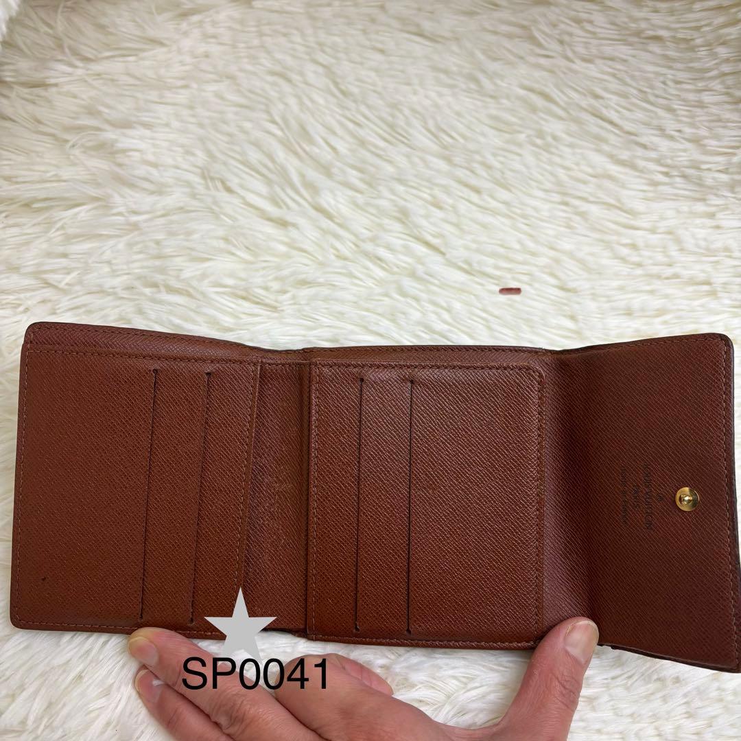 美品！ルイヴィトン モノグラム ポルトモネビエカルトクレディ Wホック財布