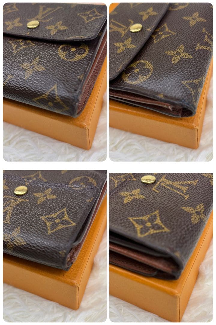 美品！ルイヴィトン モノグラム ポルトモネビエカルトクレディ Wホック財布