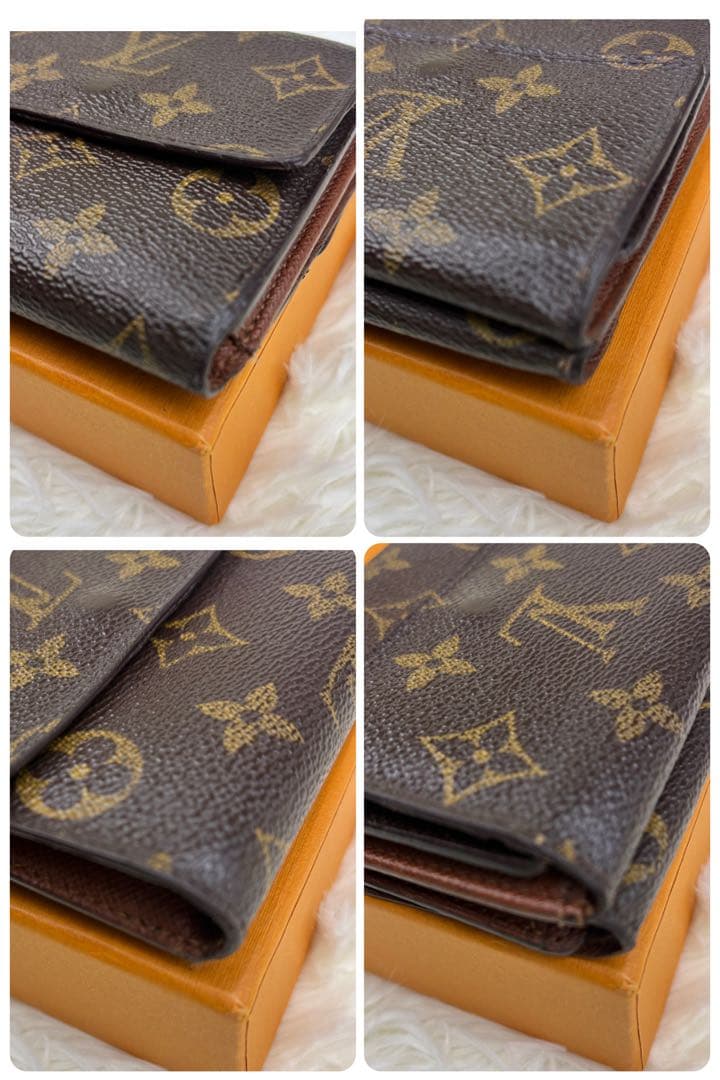 美品！ルイヴィトン モノグラム ポルトモネビエカルトクレディ Wホック財布