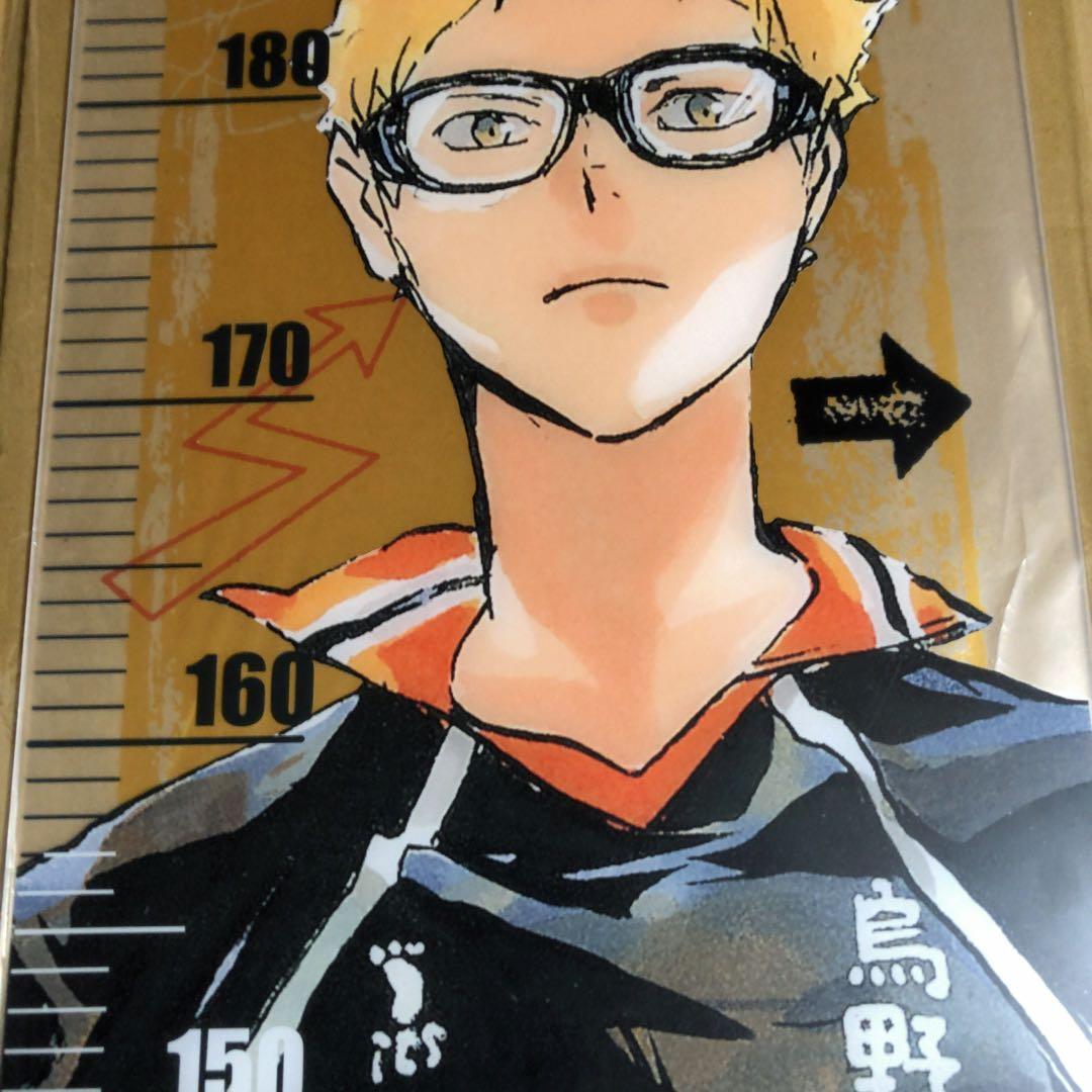 ハイキュー ジャンプショップ受注生産 アクリル身長計 月島蛍