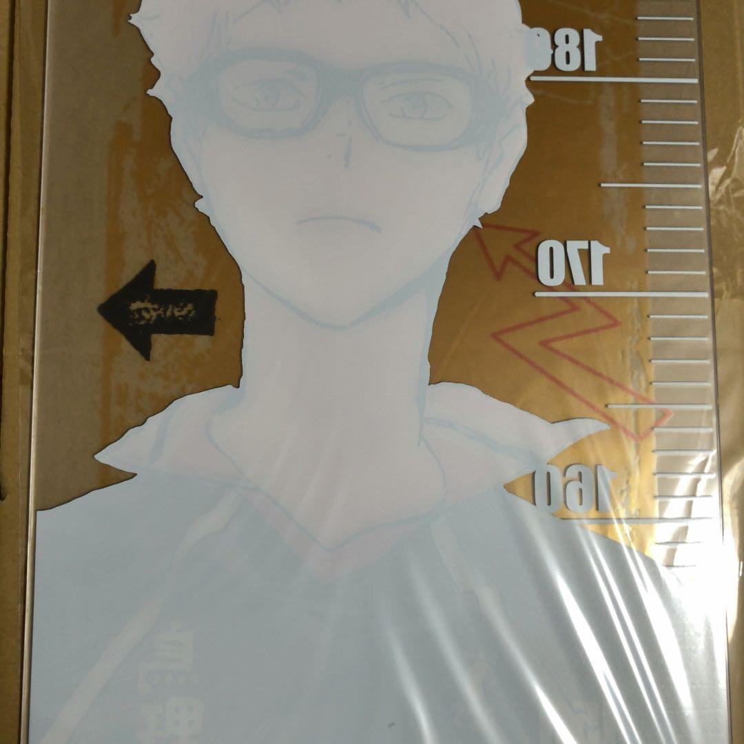 ハイキュー ジャンプショップ受注生産 アクリル身長計 月島蛍