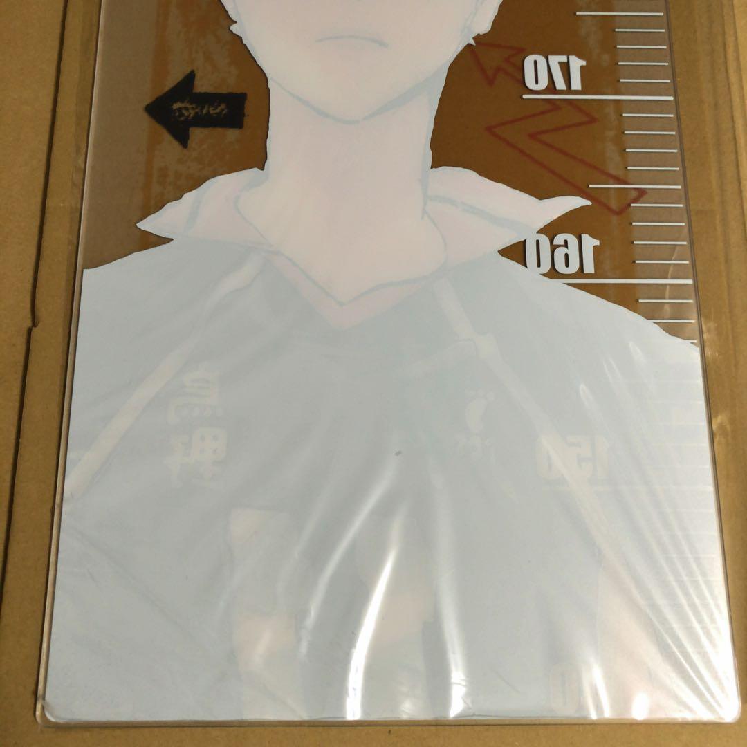 ハイキュー ジャンプショップ受注生産 アクリル身長計 月島蛍