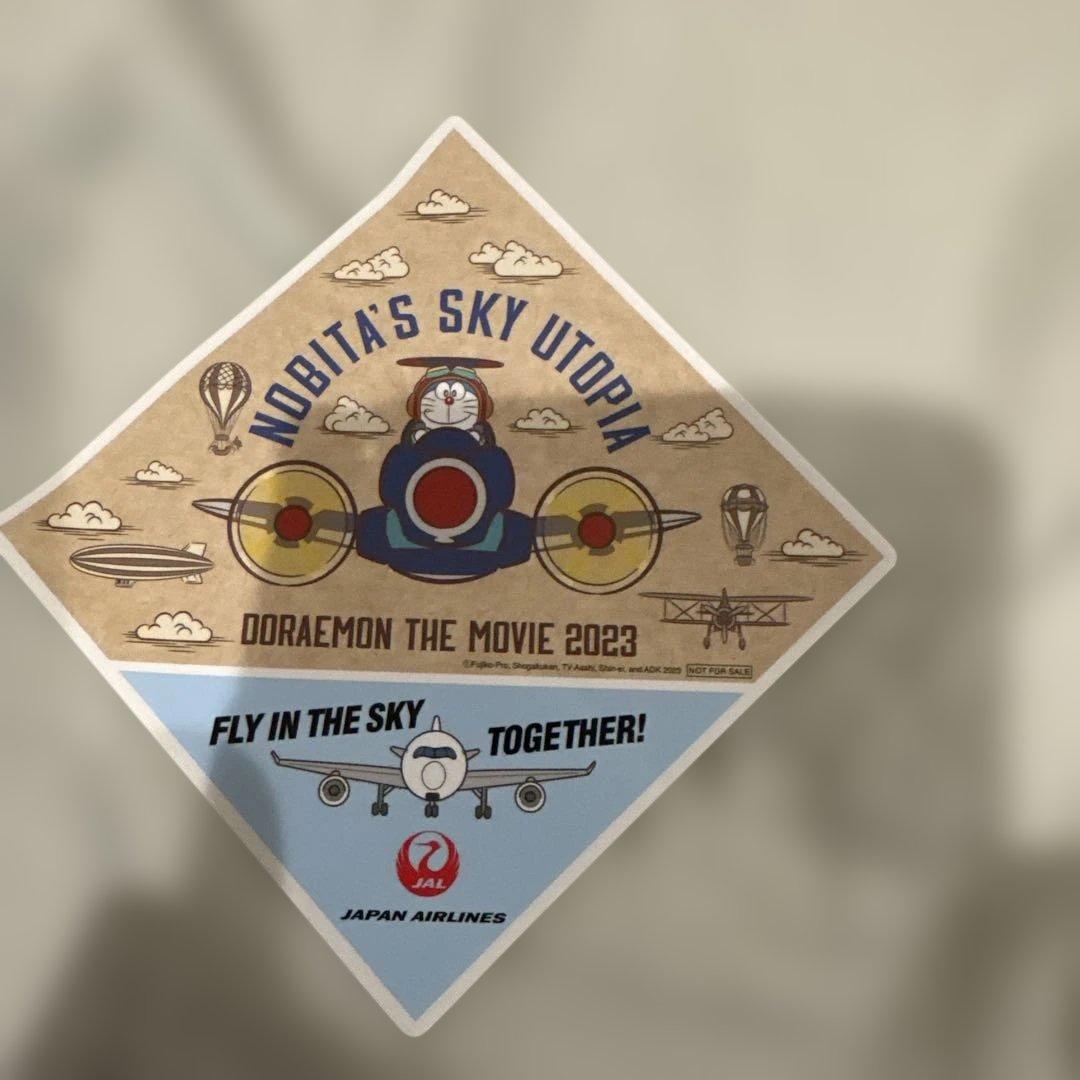 ドラえもん　JAL チタンプレート　非売品