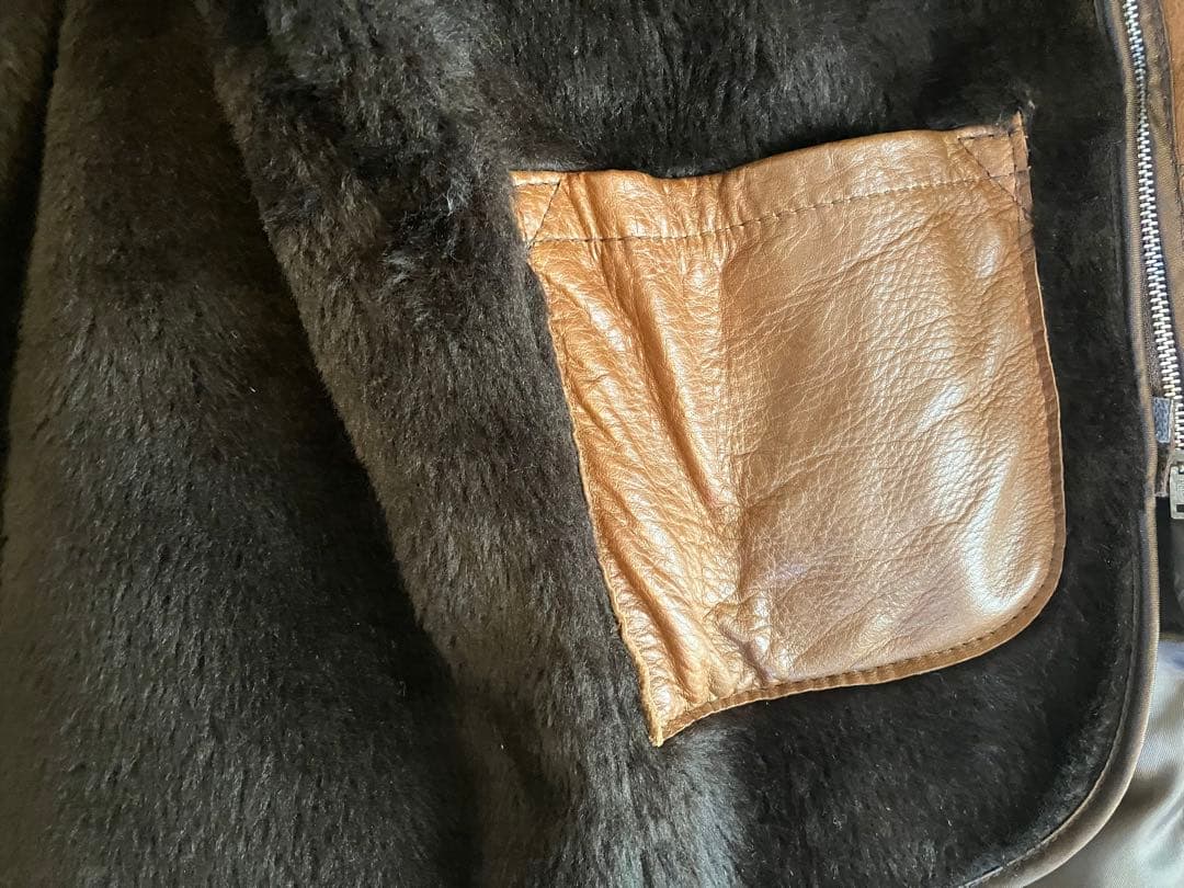 ショット　シングルライダース　茶色