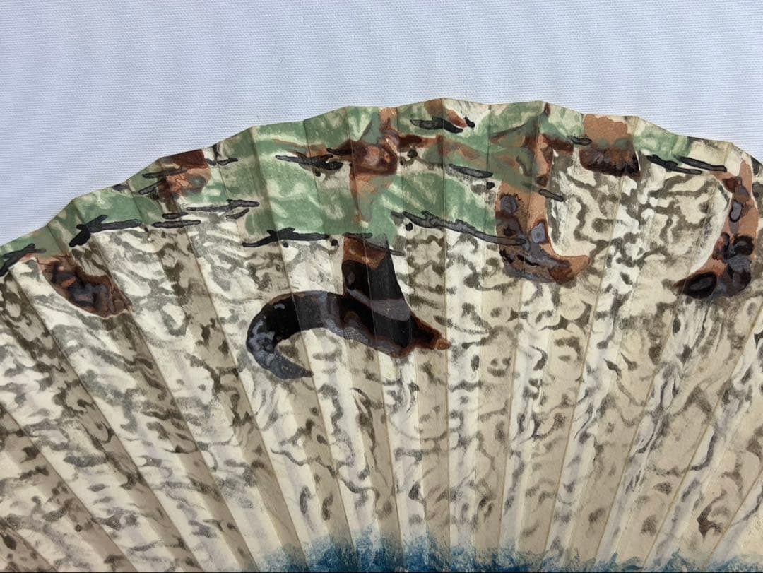 前田青邨 扇面画 日本画 帝室技芸員 文化勲章 萩岡松韻 為書 山田流箏曲