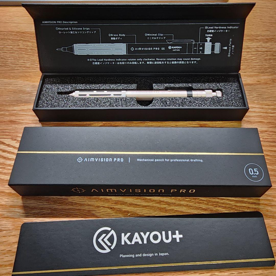 KAYOU+ AIMVISION PRO 0.5 ゴールド　シャープペンシル本体