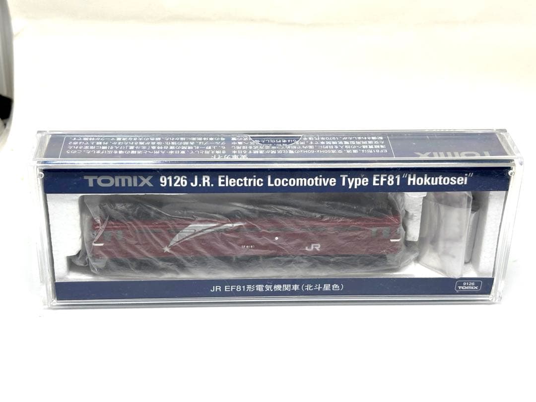 希少品！TOMIX 9126 EF81 北斗星色 JR電気機関車 Nゲージ