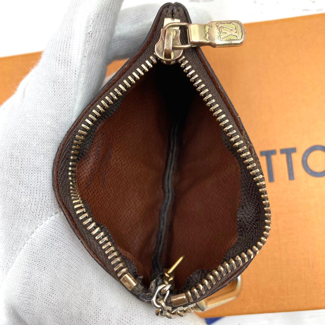 【美品】ルイヴィトン モノグラム ポシェットクレ ケース M62650