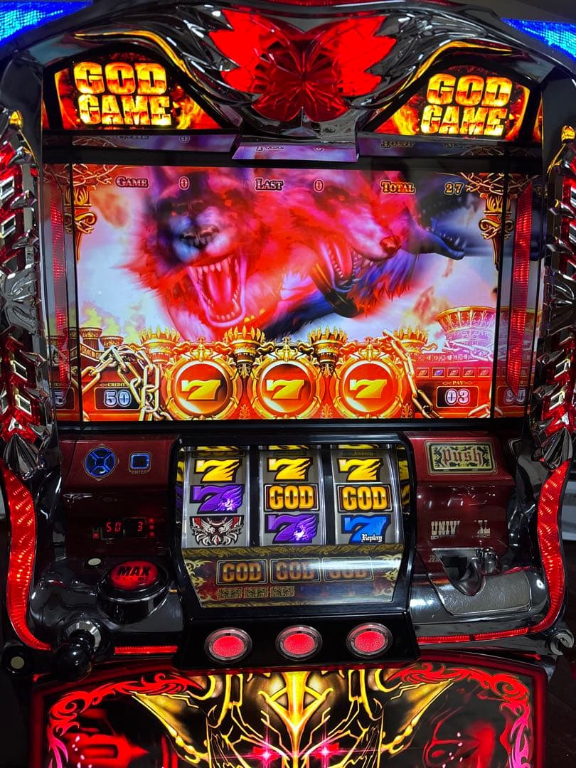 【送料無料】名機！初代 ハーデス ユニバーサル 不要機付 ダークネスパネル