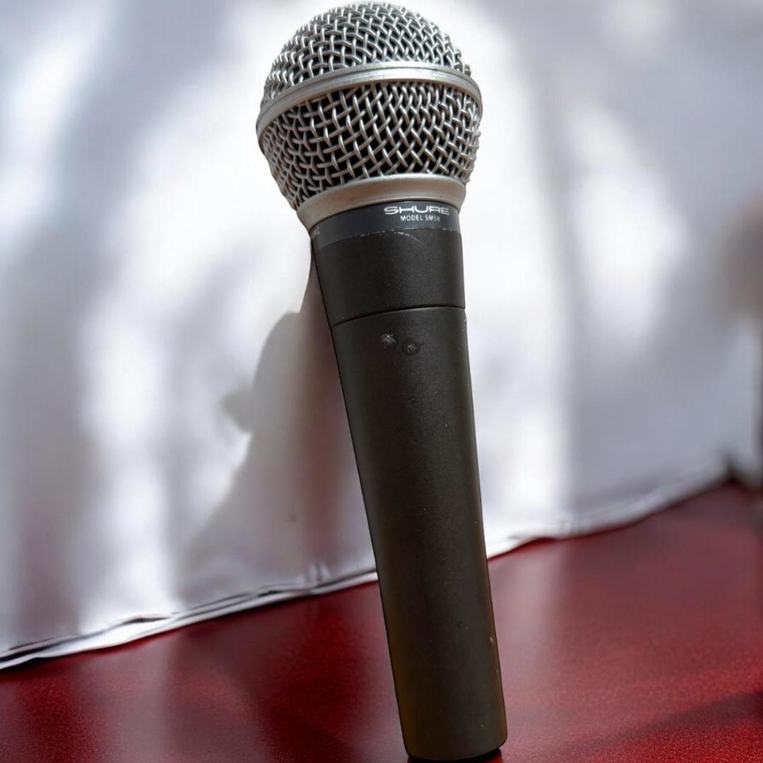 ☆希少品 SHURE SM58 ポルシェロゴ USA ダイナミックマイク
