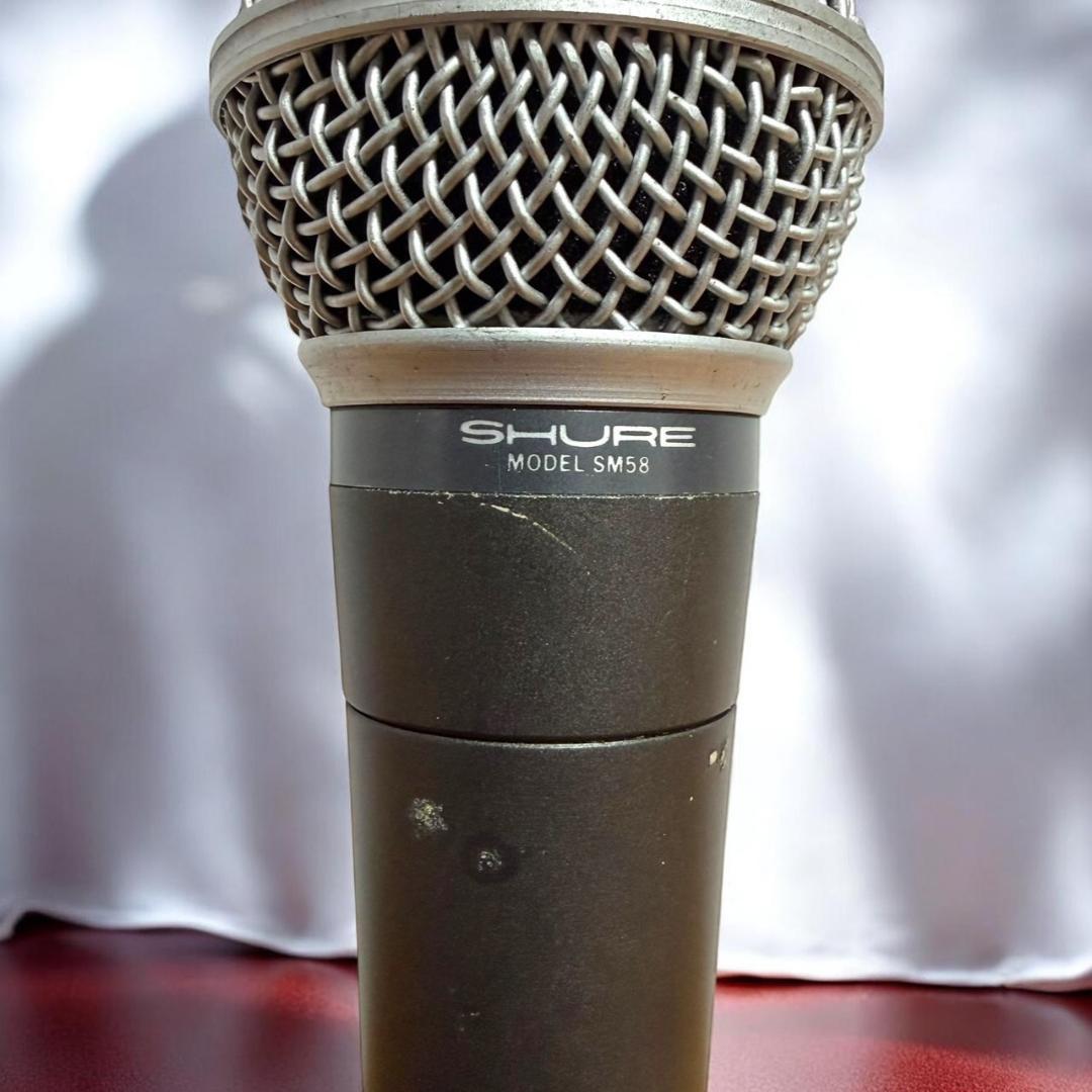 ☆希少品 SHURE SM58 ポルシェロゴ USA ダイナミックマイク