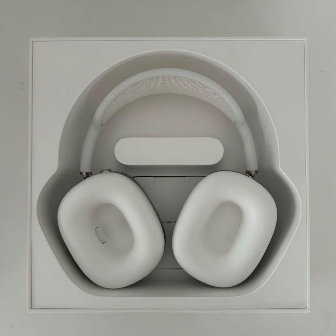 AirPods MAX Silver(カバー、保証、外箱付き)