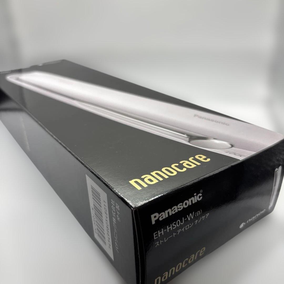 Panasonic ストレートアイロン ナノケア EH-HS0J-W（白）