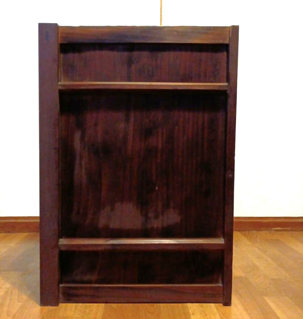 箪笥　渋い水屋 古家具 収納棚 水屋箪笥風