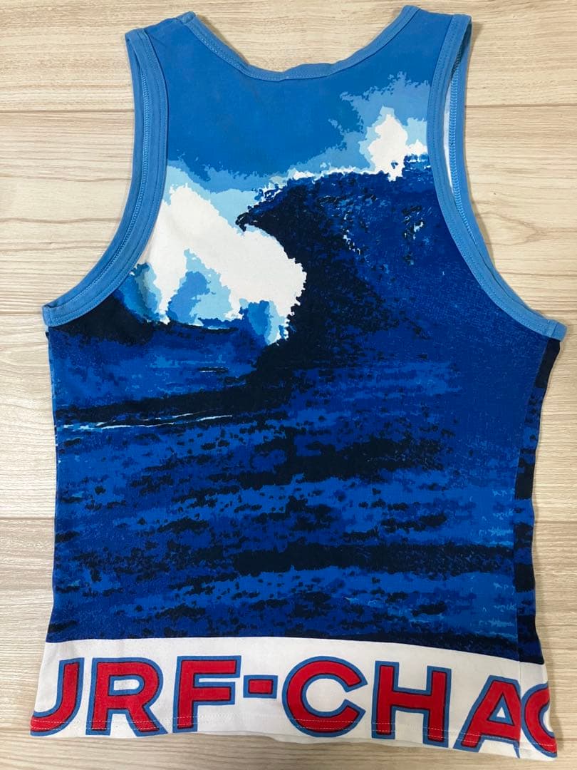 CHANEL 波模様 タンクトップ XS