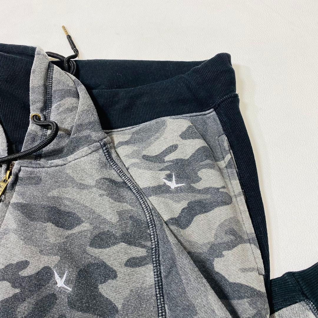 1PIU1UGUALE3 RELAX カモフラ スウェット セットアップ L