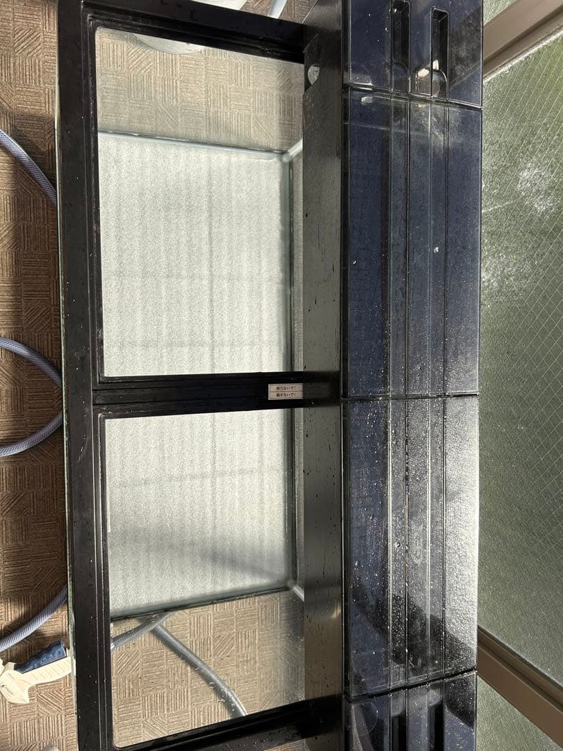 ★au★【引取限定】90cm水槽セット　水槽・上部フィルター