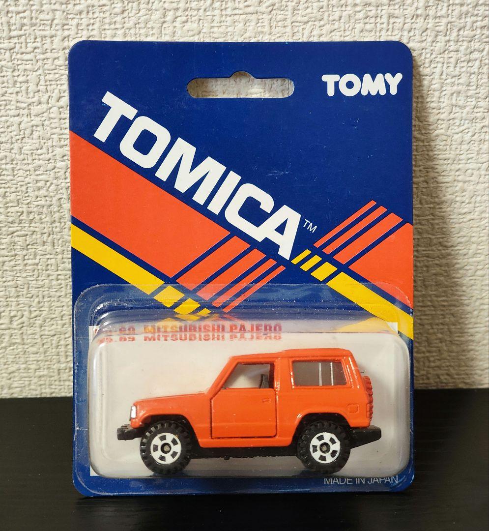 未開封　TOMICA　トミカ　三菱パジェロ　オレンジ　ブリスターパック