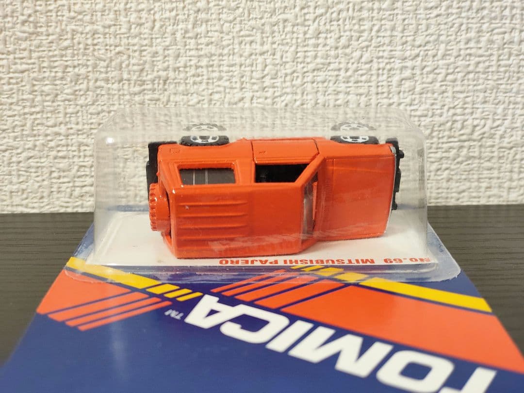 未開封　TOMICA　トミカ　三菱パジェロ　オレンジ　ブリスターパック