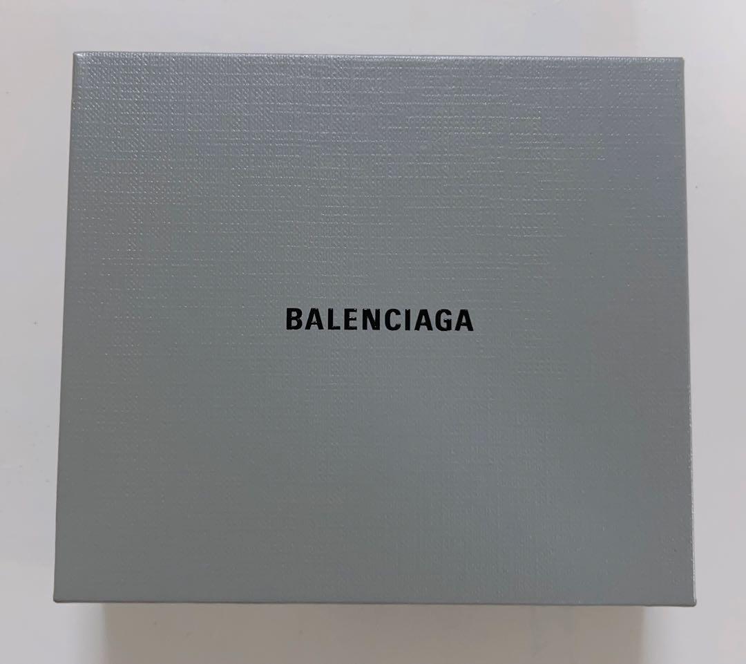 BALENCIAGA ブラック レザー キーケース