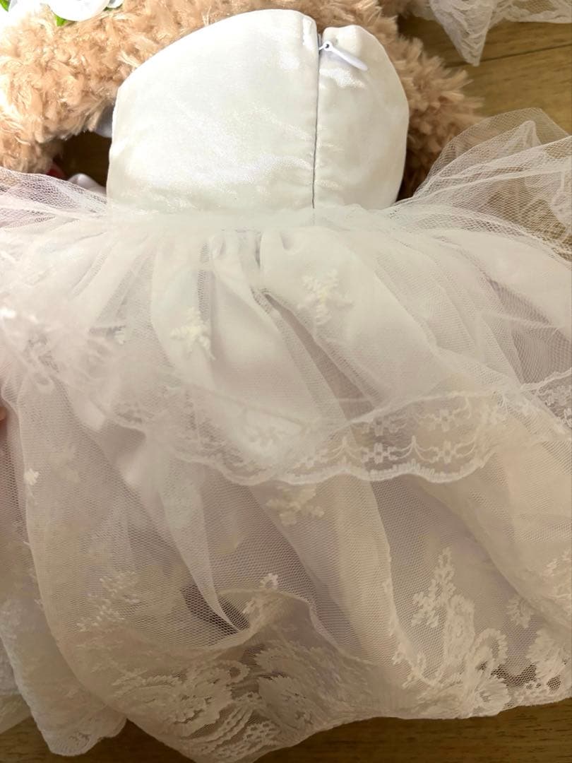 ダッフィー、シェリーメイ ウェディングぬいぐるみセット コスチューム くまセット