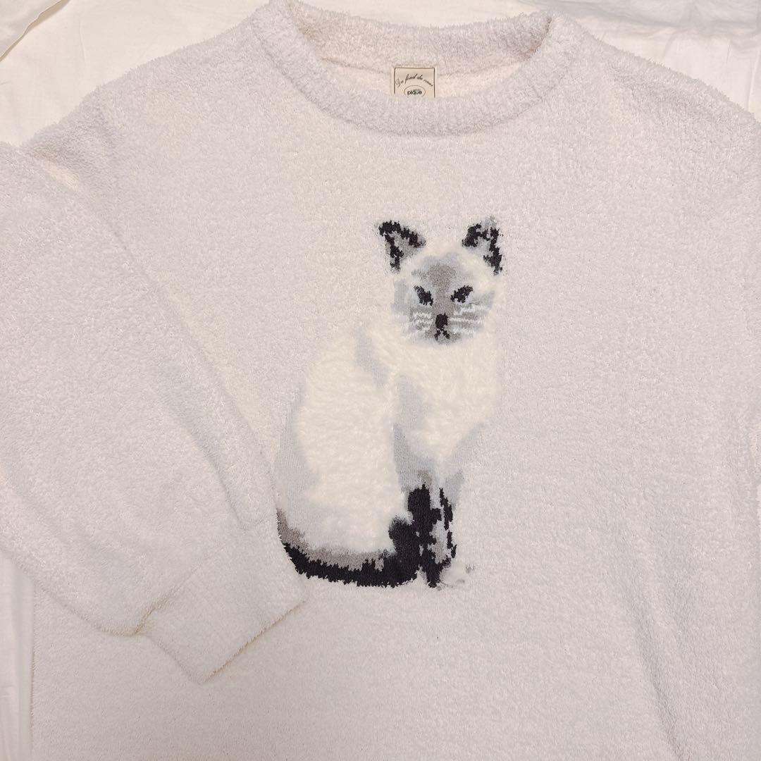 gelato piqueジェラートピケ ネコジャガードワンピース ジェラピケ