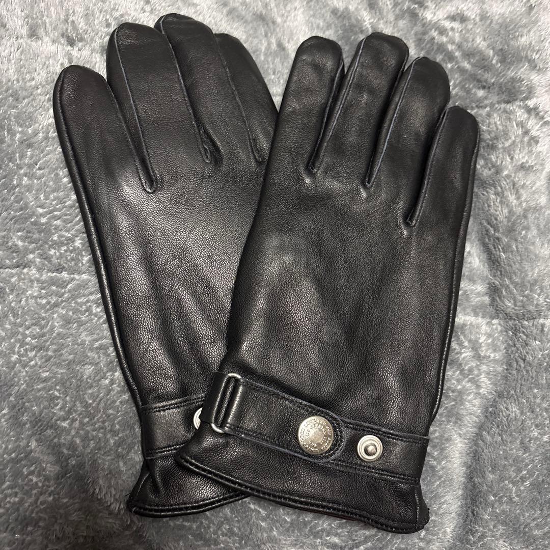 新品未使用　THE CRIMIE ブラックラムレザー手袋　 定価23,100円