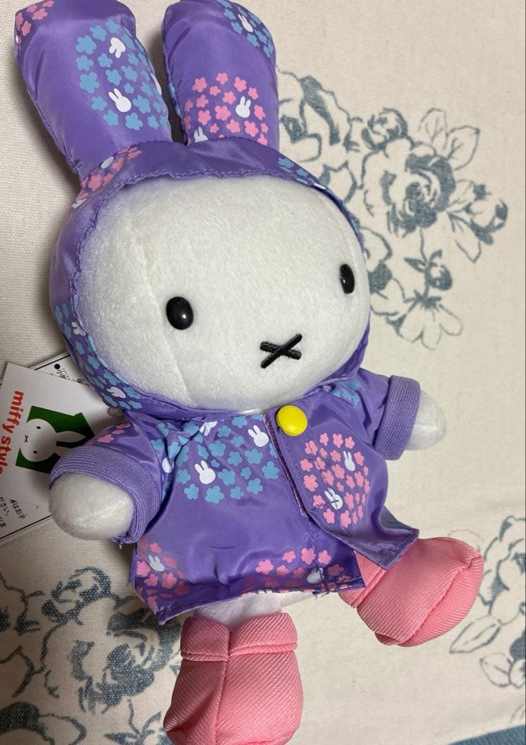 レインコート ミッフィー ぬいぐるみ　ミッフィースタイル限定