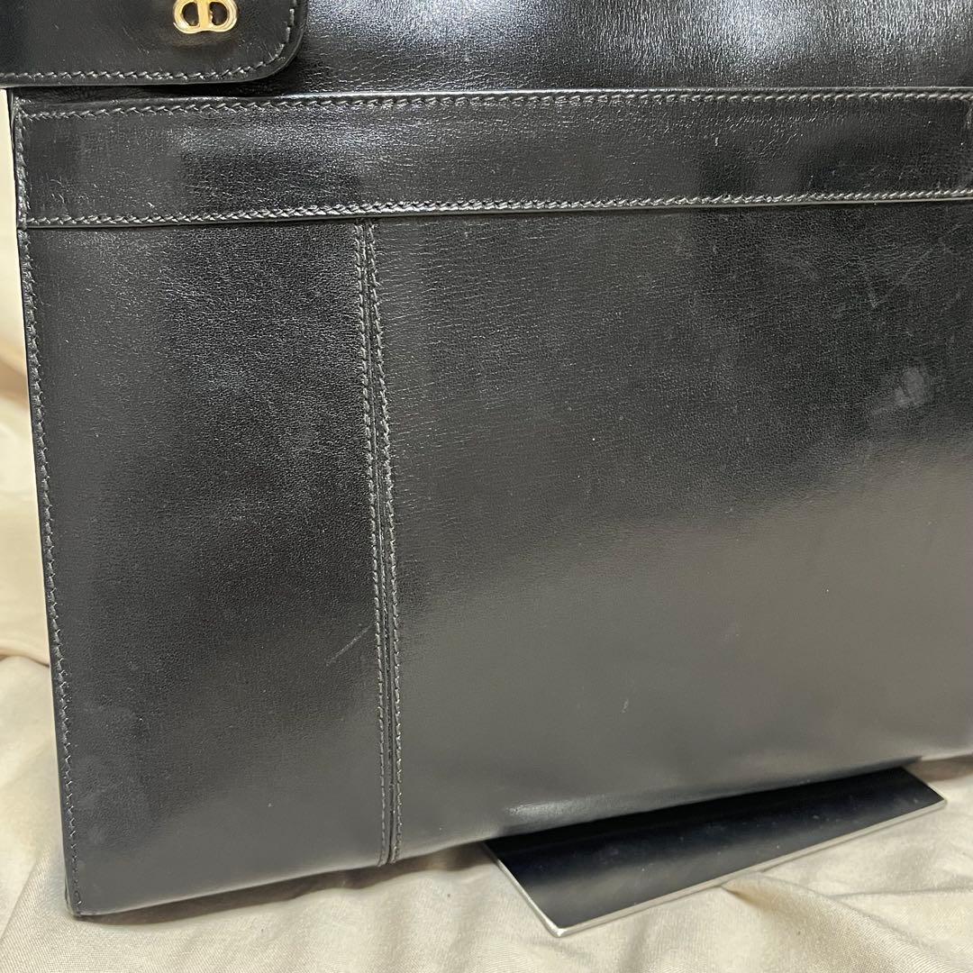 バレンシアガ　ハンドバッグ　オールレザー　BB ロゴ金具　イタリア製　黒