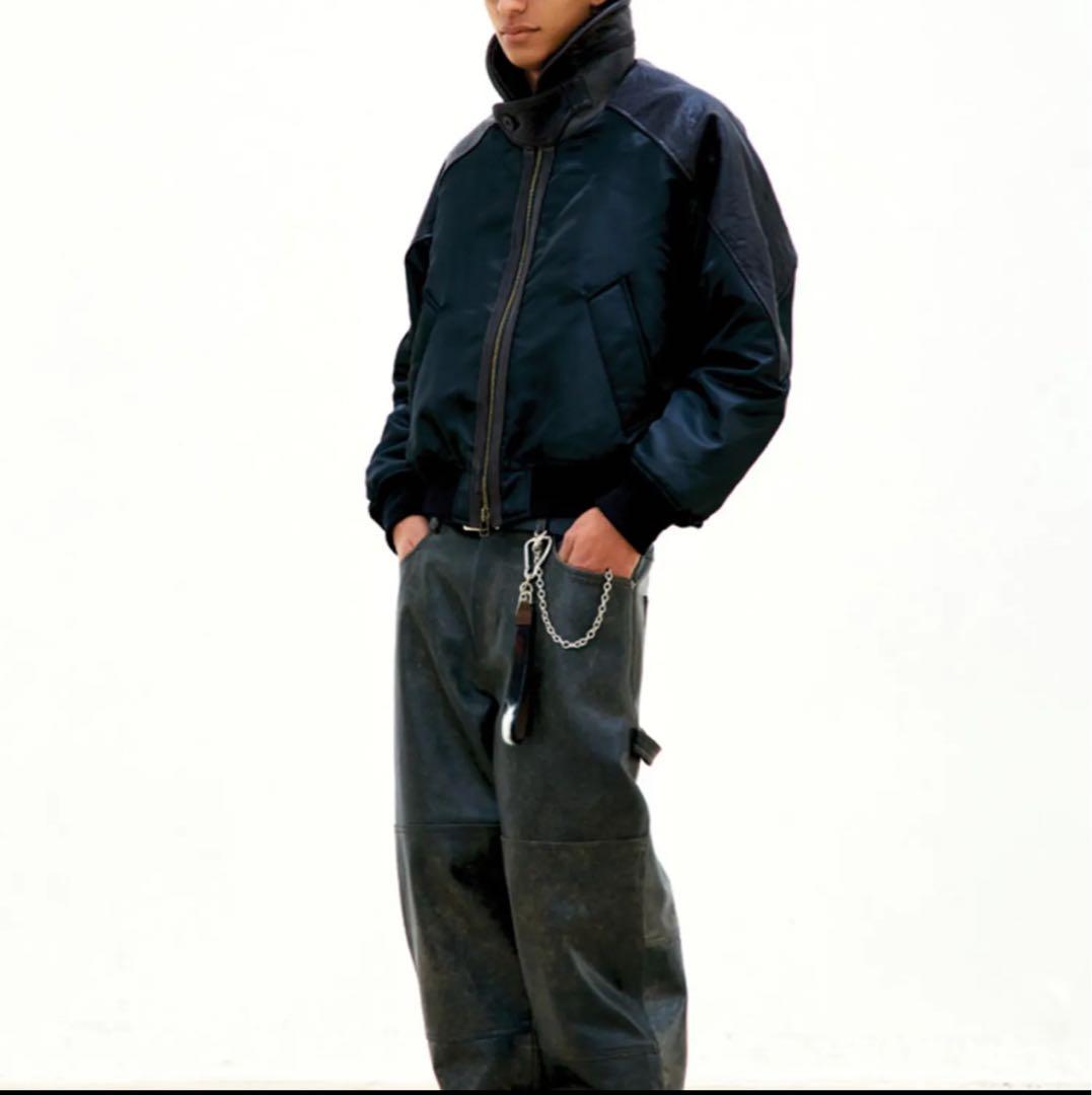 ジャケット・アウター COOR High-neck shearling mixed MA-1