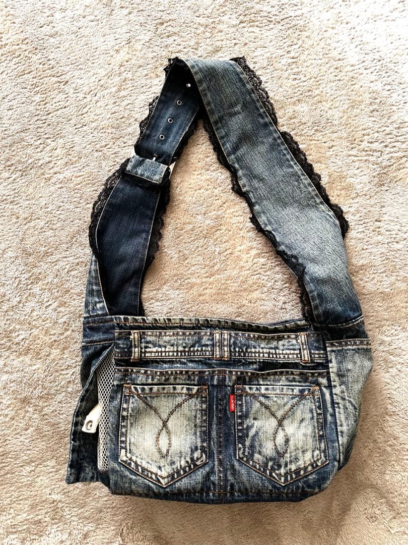 CLOSET STRAUSS & CO. デニムフリルスリングCL501