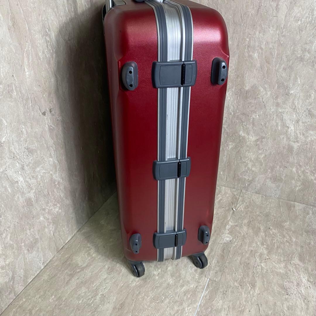 プロテカ エキノックスライト スーツケース 大容量 4輪 レッド TSAロック