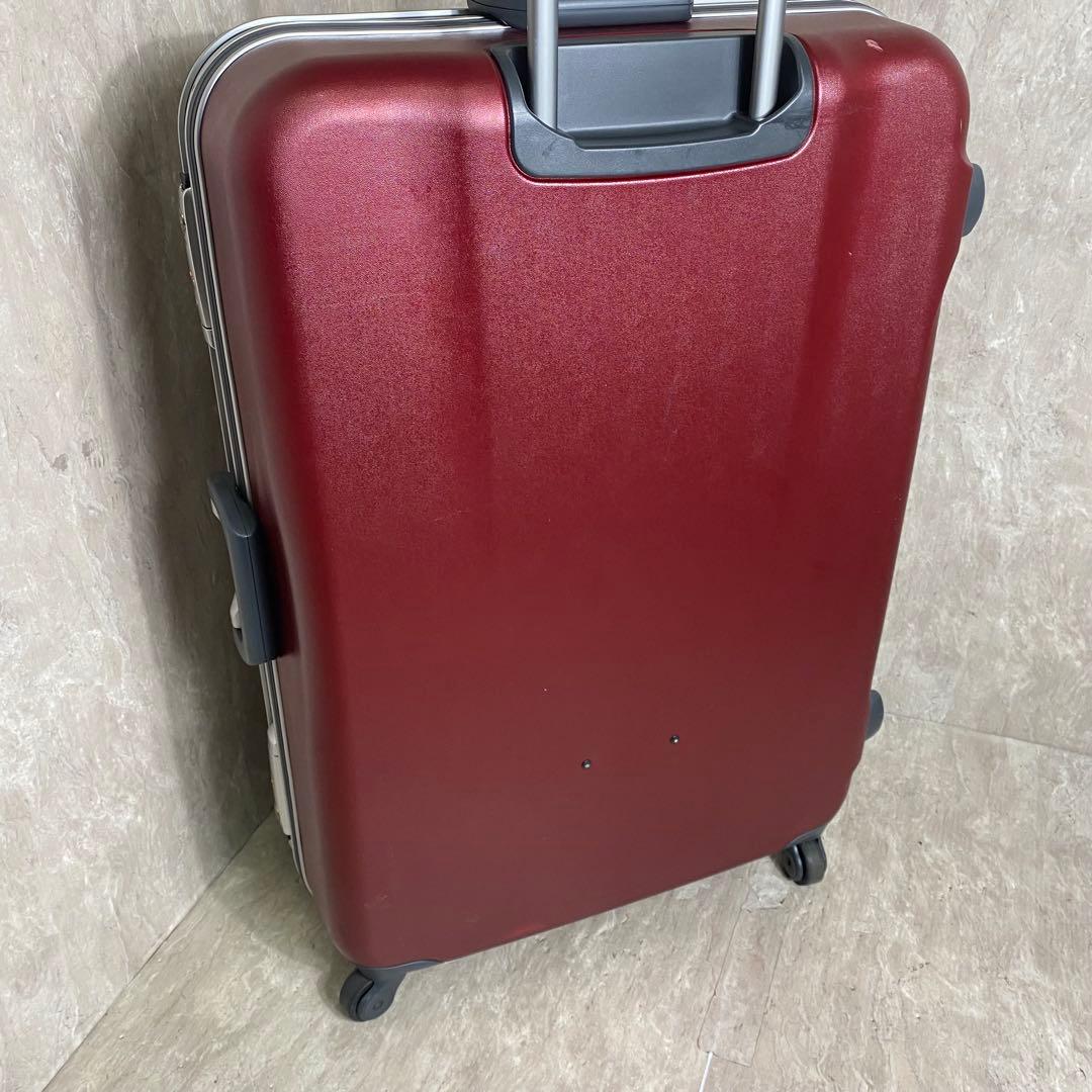 プロテカ エキノックスライト スーツケース 大容量 4輪 レッド TSAロック