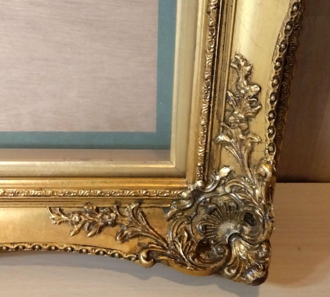 バロックスタイル　豪華金装飾 F6号 油彩額縁 ゴールドフレーム