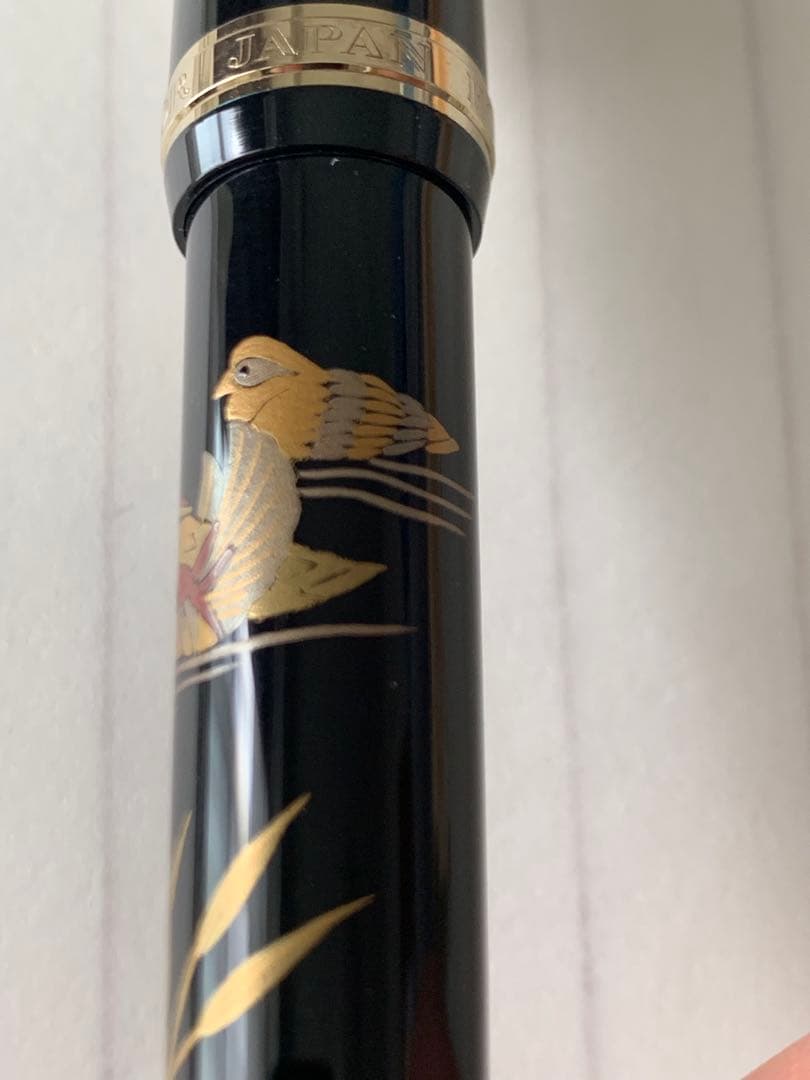 セーラー 14K 万年筆 香仙蒔絵 鴨