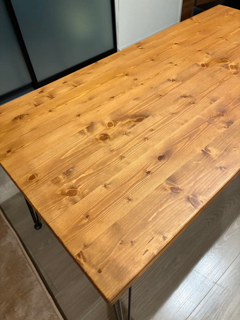 LOWYA 天然木ダイニングテーブル　幅140cm