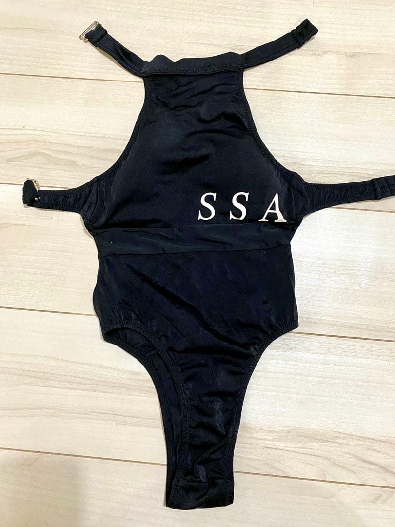 Sサイズ　モノキニ ブラック&パープル（ノーマル&ルーキー）