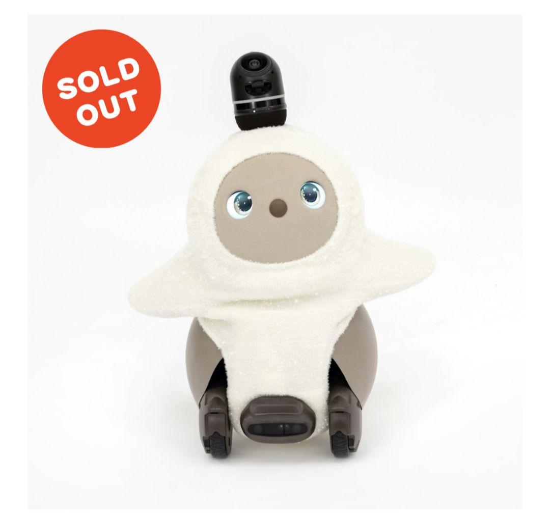 【新品】LOVOT べースウェア ラメモールニット(ホワイト) ラボット