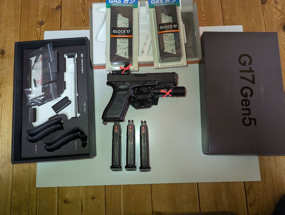 東京マルイグロック17gen5 ガスブローバック　付属品