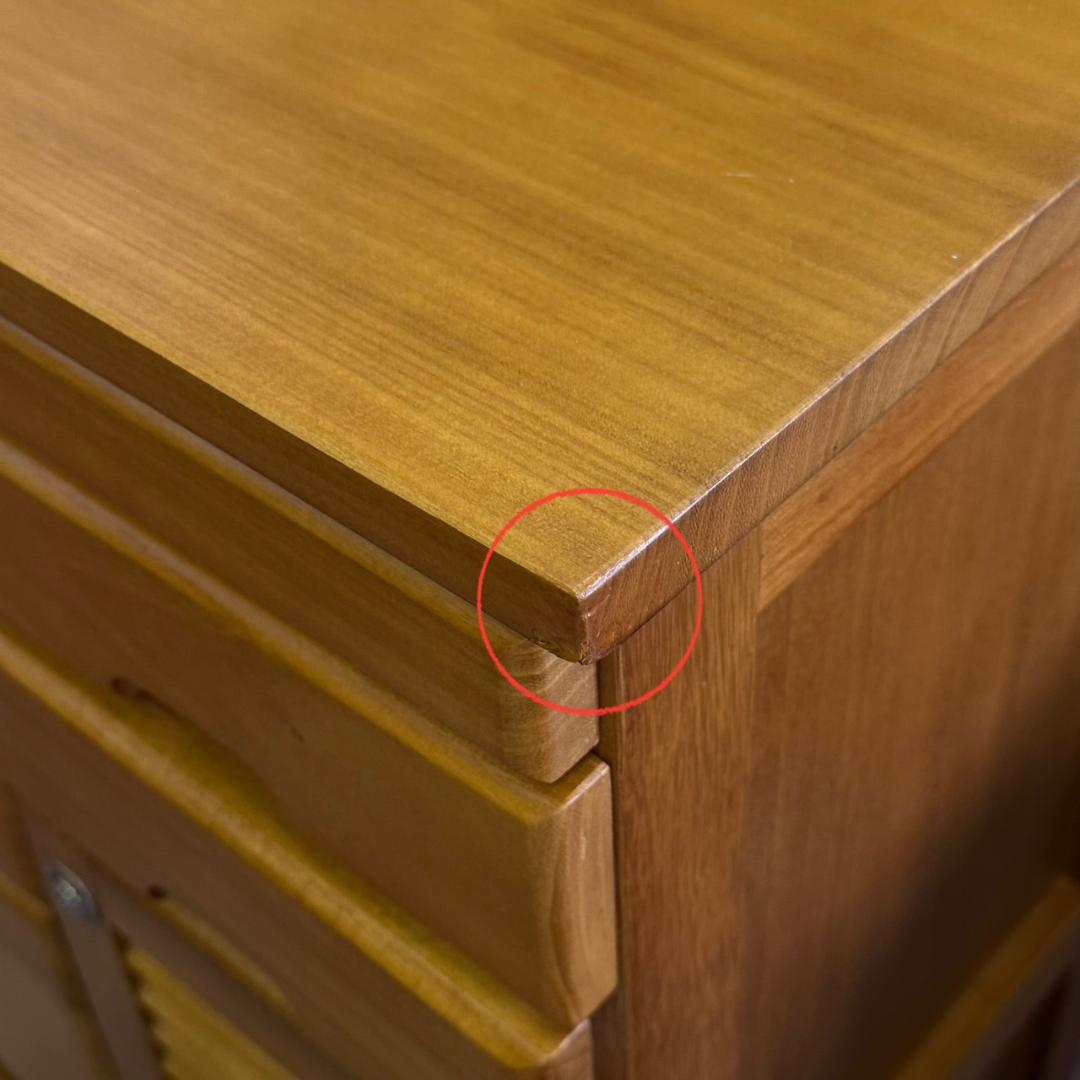 【新品・未使用】　FAX台　電話台　キャビネット　チェスト　鍵付き