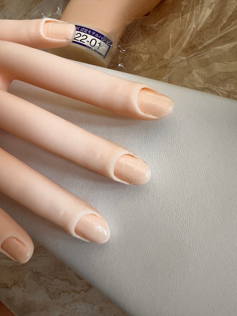 ネイリスト検定認定モデルハンドセット