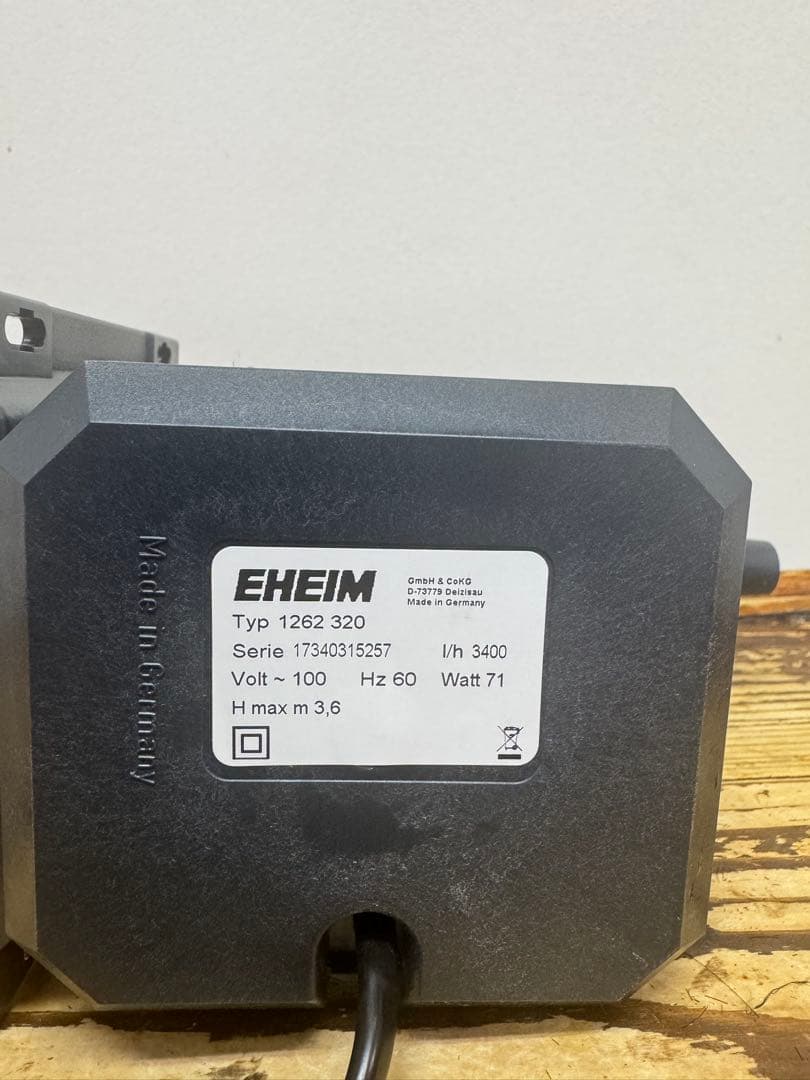 ⭐︎EHEIM ポンプ 1262 使用回数1回のみ