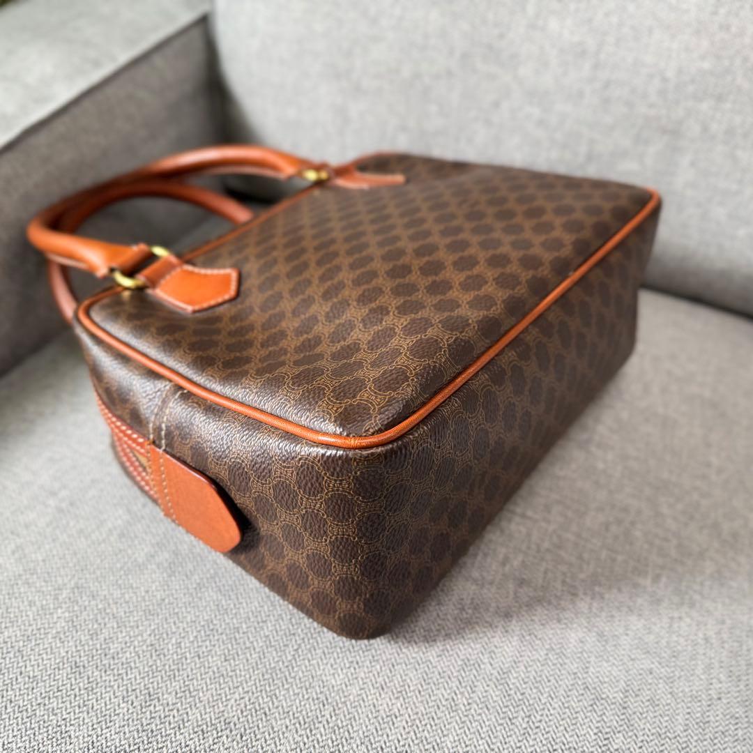 CELINE セリーヌ マカダム ミニボストンバッグ ハンドバッグ