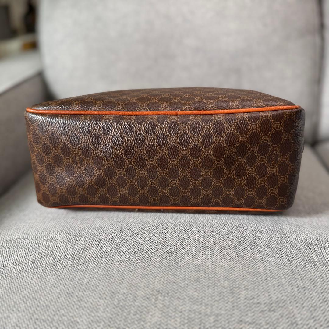 CELINE セリーヌ マカダム ミニボストンバッグ ハンドバッグ