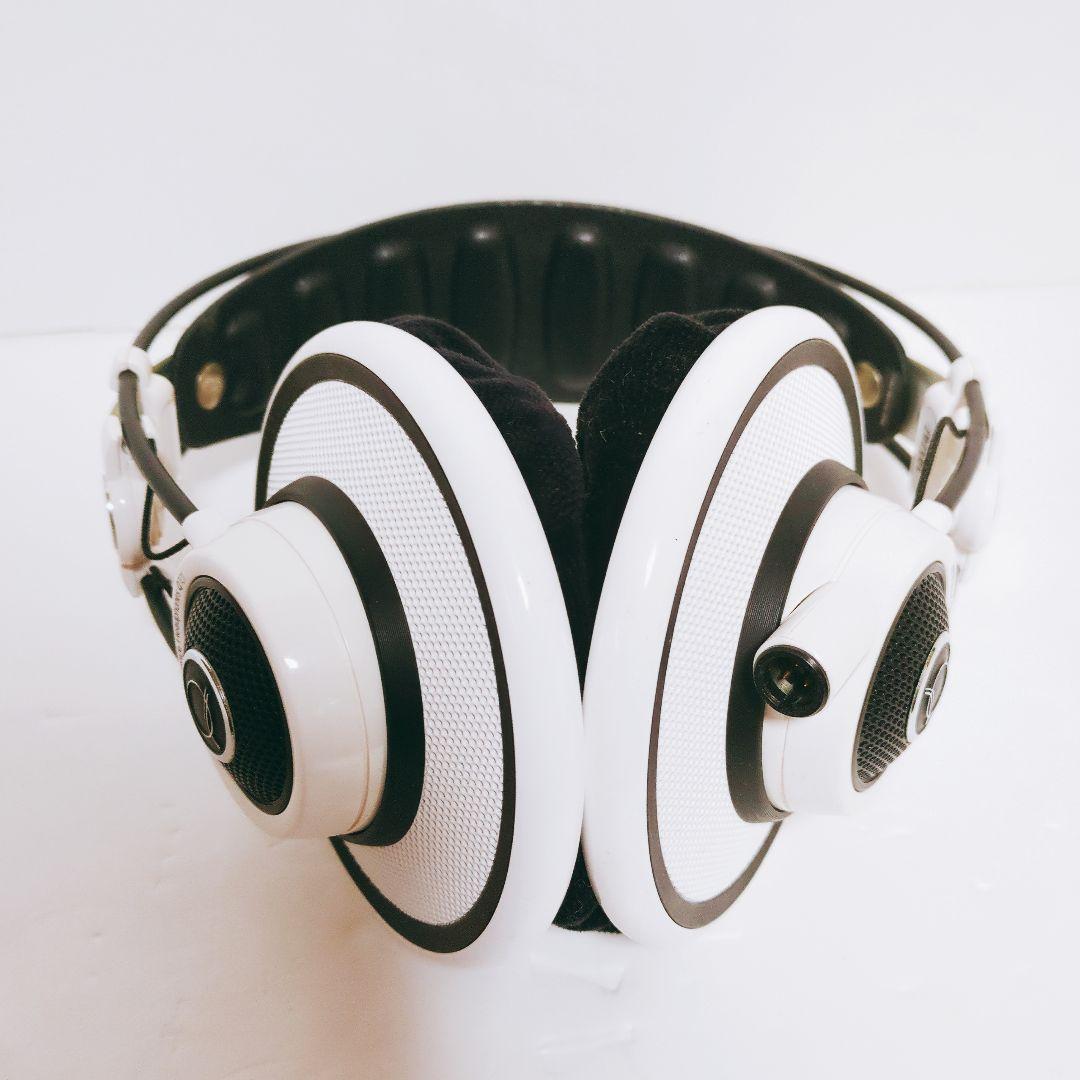 AKG Q701 ヘッドホン ホワイト オープン型 有線 ケーブル付き