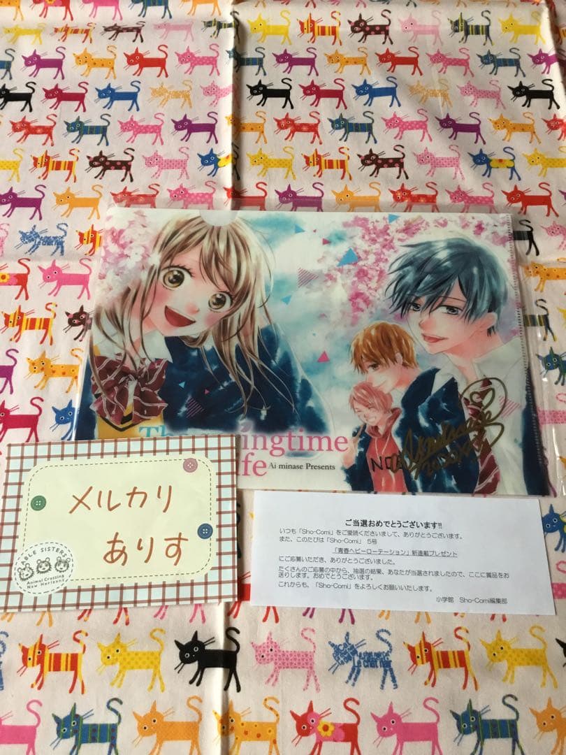 即購入不可★青春ヘビーローテーション　クリアファイル　直筆サイン入り　水瀬藍