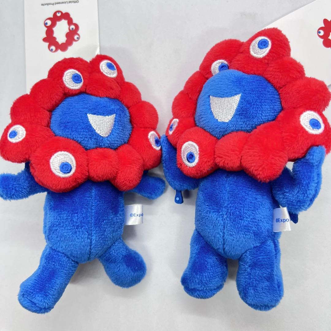 2体セットミャクミャク ボールチェーンマスコット 万博 EX25-BCM-A B